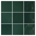 Obklad VitrA Retromix emerald green 10x10 cm lesk K9484228