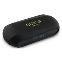 Slúchadlá Guess Bluetooth Headphones GUTWSC2MCDSK TWS + Docking Station Black Elongated Metallic