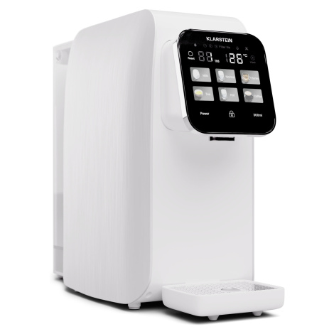 Klarstein AquaLine 3L, čistička vody, 5-stupňová filtrácia, objem 3 l, 6 teplôt vody, biela