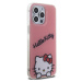 Plastové puzdro Hello Kitty na Apple iPhone 15 Pro Max HKHCP15XHKDSP IML Daydreaming Logo ružové