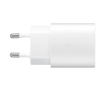 Samsung cestovná nabíjačka EP-TA800XWE, Quickcharge 25W, konektor USB-C, biela