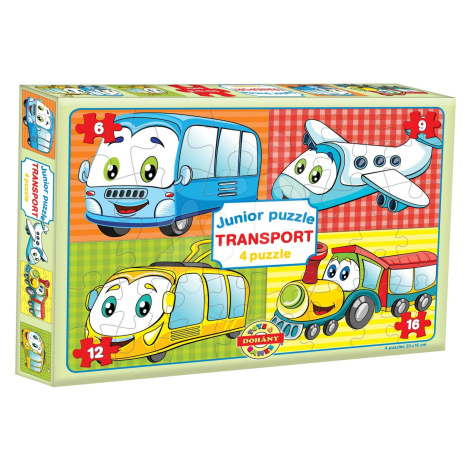 Dohány puzzle Junior Transport 4 Dopravné prostriedky 502-3 DOHÁNY