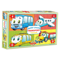 Dohány puzzle Junior Transport 4 Dopravné prostriedky 502-3
