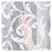 Biela žakarová záclona LEOKADIA 400x155 cm