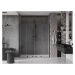 MEXEN/S - Velar Duo posuvné sprchové dvere 200, transparent, čierna 871-200-000-02-70