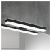Zrkadlové LED svietidlo Veronica šírka 30cm čierna