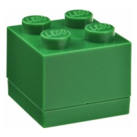 LEGO® mini  box 4 - tmavo zelená   46 x 46 x 43 mm