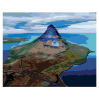 Diamantové maľovanie - HORA KIRKJUFELL Rámovanie: vypnuté plátno na rám, Rozmer: 40x50 cm