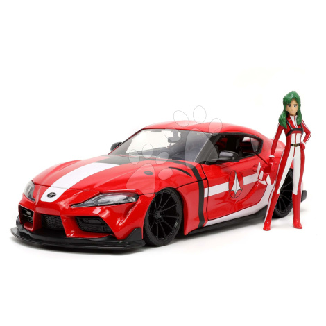 Autíčko Robotech ´20 Toyota Supra Jada kovové s otvárateľnými časťami a figúrkou Miriya Sterling