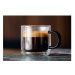 Sklenené hrnčeky v súprave 2 ks na espresso 80 ml Carbon – Vialli Design