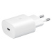 Sieťová nabíjačka Samsung Quickcharge 25W EP-TA800XWE + USB-C kábel biela (Blister)