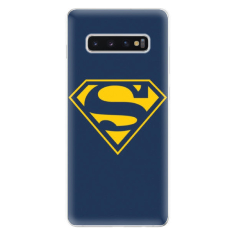 Odolné silikónové puzdro iSaprio - Superman 03 - Samsung Galaxy S10+