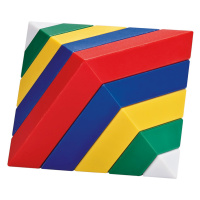 Wedge-it - Skládací pyramida - základní barvy (15 dílků)