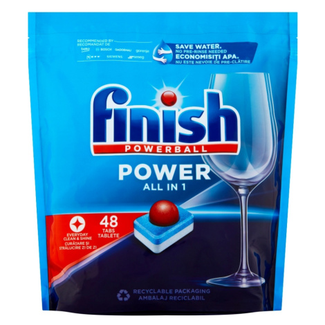 FINISH Power All in 1 Tablety do umývačky riadu 48 ks