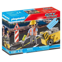 PLAYMOBIL City Action 71185 Stavebný robotník s frézou