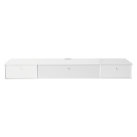 Biely TV stolík 176x22 cm Mistral – Hammel Furniture