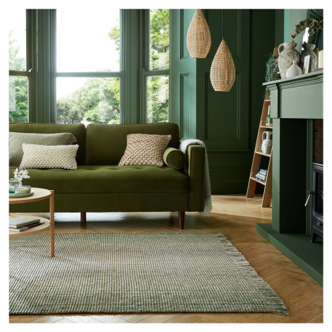 Kusový koberec Mottle Jute Ombre Green - 80x150 cm Flair Rugs koberce