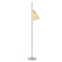 Kartell K-Lux stojacia lampa, 1 svetlo, sivá/žltá