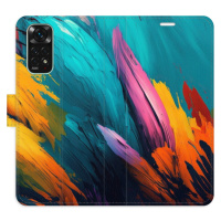Flipové puzdro iSaprio - Orange Paint 02 - Xiaomi Redmi Note 11 / Note 11S
