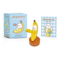Running Press Bananya Talking Figurine and Sticker Book Miniature Editions