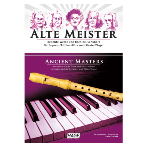 MS Ancient masters for soprano/alto recorder and piano/organ