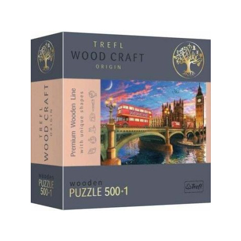 Drevené puzzle Westminsterský palác, Big Ben, Londýn 501 Trefl