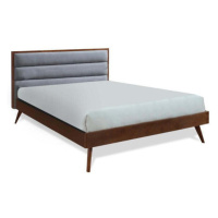 Drevená posteľ Olivia 160x200, orech, bez matraca