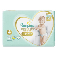 Nohavičky plienkové Premium Care Pants 4 MAXI 9-14kg 38ks Pampers