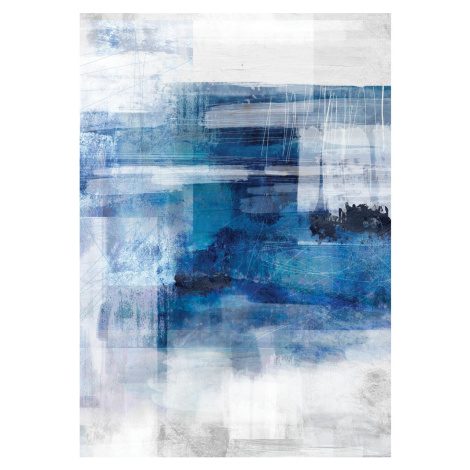 Dekoria Obraz na plátne Blue Abstract, 35 x 50 cm