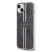 Guess IML 4G Gold Stripe Apple iPhone 15 GUHCP15SH4PSEGK Black