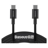 Kábel Baseus Superior Fast Charging CATYS-C01, USB-C na USB-C 100W, 2m, čierny