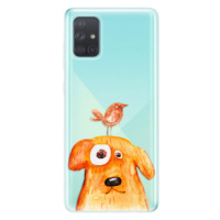 Odolné silikónové puzdro iSaprio - Dog And Bird - Samsung Galaxy A71