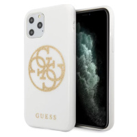Kryt Guess iPhone 11 Pro Max White Hard Case Glitter 4G Circle Logo (GUHCN65TPUWHGLG)
