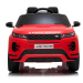 Elektrické autíčko Range Rover EVOQUE, Jednomiestne, červené, Kožené sedadlá, MP3