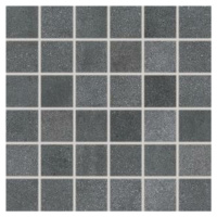 Mozaika Rako Form tmavo šedá 30x30 cm mat DDM05697.1