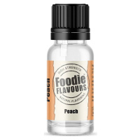 Prírodná koncentrovaná vôňa 15ml broskyňa - Foodie Flavours - Foodie Flavours