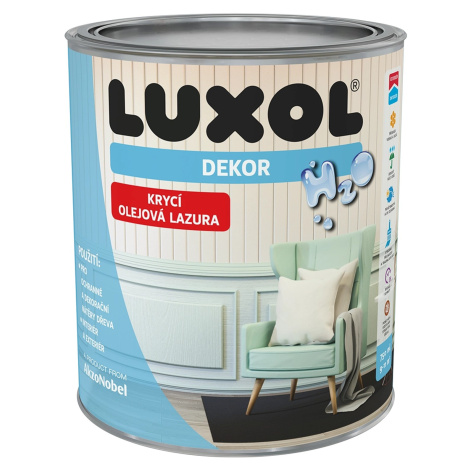 LUXOL Krycia olejová lazúra DEKOR pastelovo modrá 0,75 l