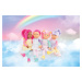 Bábika Céléna Rainbow Dolls Corolle s hodvábnymi vlasmi a vanilkou cyklaménová 38 cm