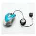 Verbatim Myš Go Mini 49022, 1000DPI, optická, 3tl., drátová USB, modrá