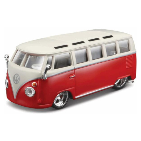 Bburago 1:32 Volkswagen Van Samba Red-White