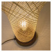 Bambusová stolová lampa v prírodnej farbe s bambusovým tienidlom (výška 50 cm) Citalli - Kave Ho