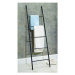 Čierny odkladací rebrík iDesign Forma, 41,9 x 153,7 cm