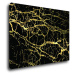 Impresi Obraz Mramor čierno-zlatý - 70 x 50 cm