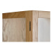 Vitrína z dubového dreva v prírodnej farbe 190x90 cm Elba – Unique Furniture