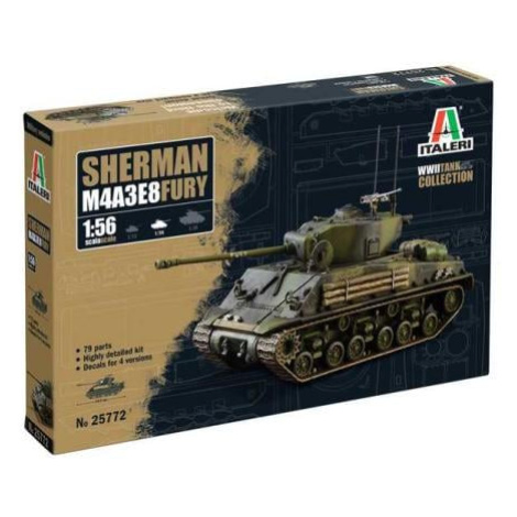 Model Kit tank 25772 - M4A3E8 Sherman 