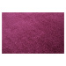 Kusový koberec Eton fialový 48 kruh - 400x400 (průměr) kruh cm Vopi koberce