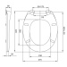 Mereo Mereo, WC sedátko samozatváracie, MER-CSS112S