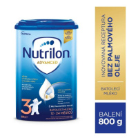 NUTRILON 3 Batoľacie mlieko 800 g, 12+