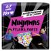PAMPERS Nohavičky plienkové Ninjamas Pyjama Pants Srdiečka, 10 ks, 7 rokov, 17kg-30kg
