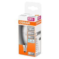 OSRAM Classic B LED žiarovka E14 4,9W 6.500K matná